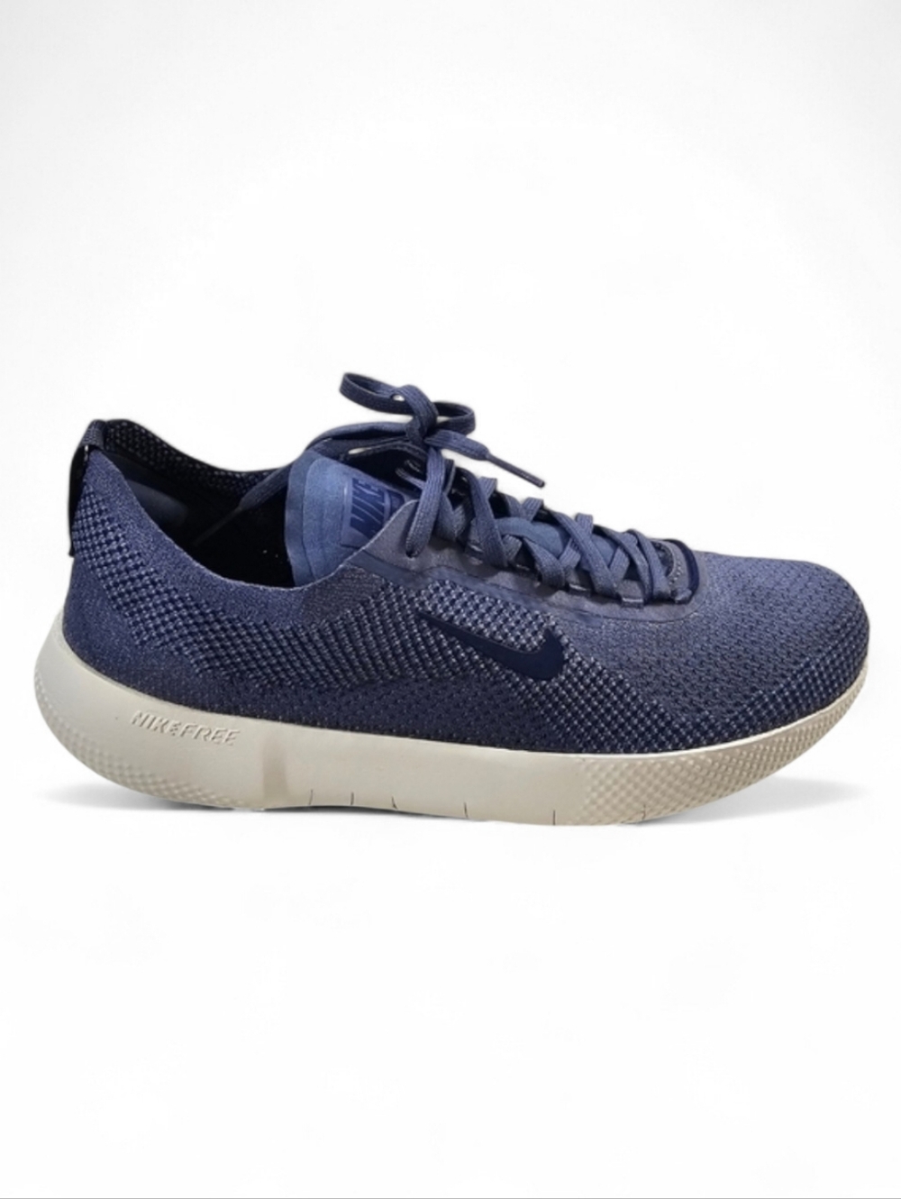 Nike Men’s Blue/Blue Void/White FlyKnit Athletic Running Shoes, 8.5M